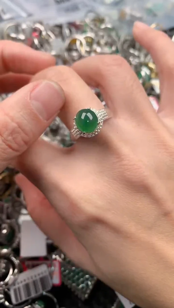 未镶嵌戒指翡翠111   2