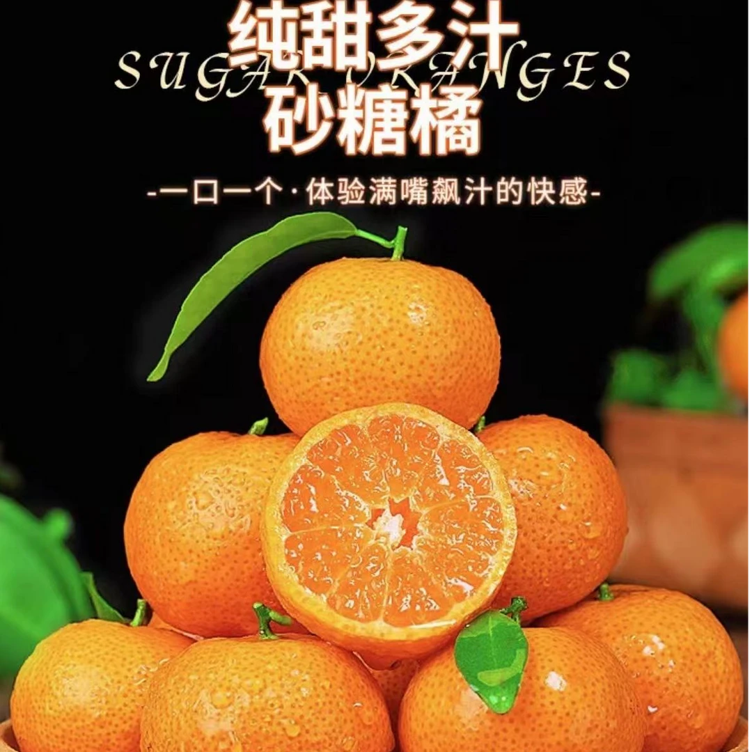 【档口直发】砂糖橘首衡城直发，新鲜3斤5斤A果