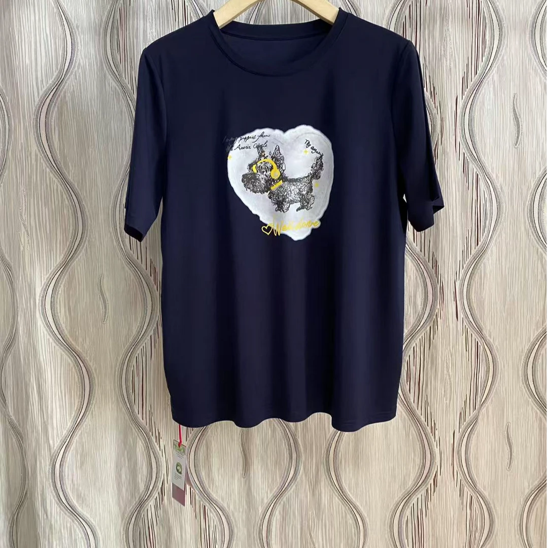 胖人坊大码女装爱心柔柔T 4751 衣长67 120