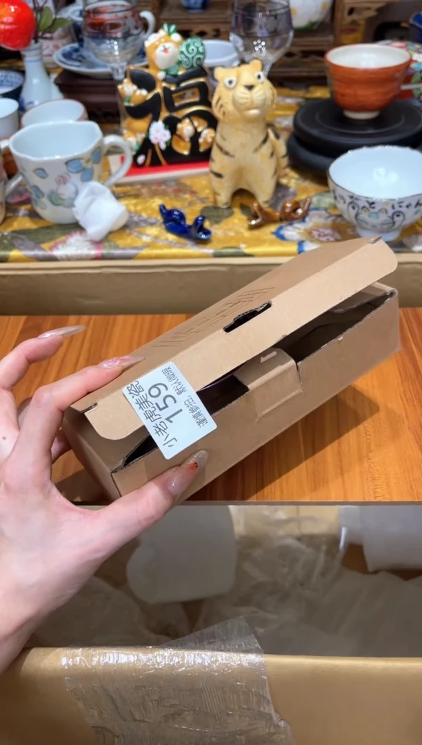 【闪购商品】瓷片『美丽可爱小老虎』蝴蝶茶漏(粉色)