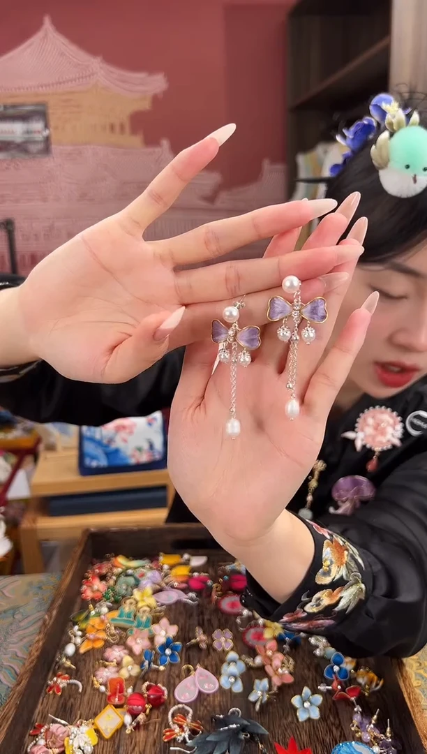 【闪购商品】刺绣苏绣世家非遗手工（耳环）