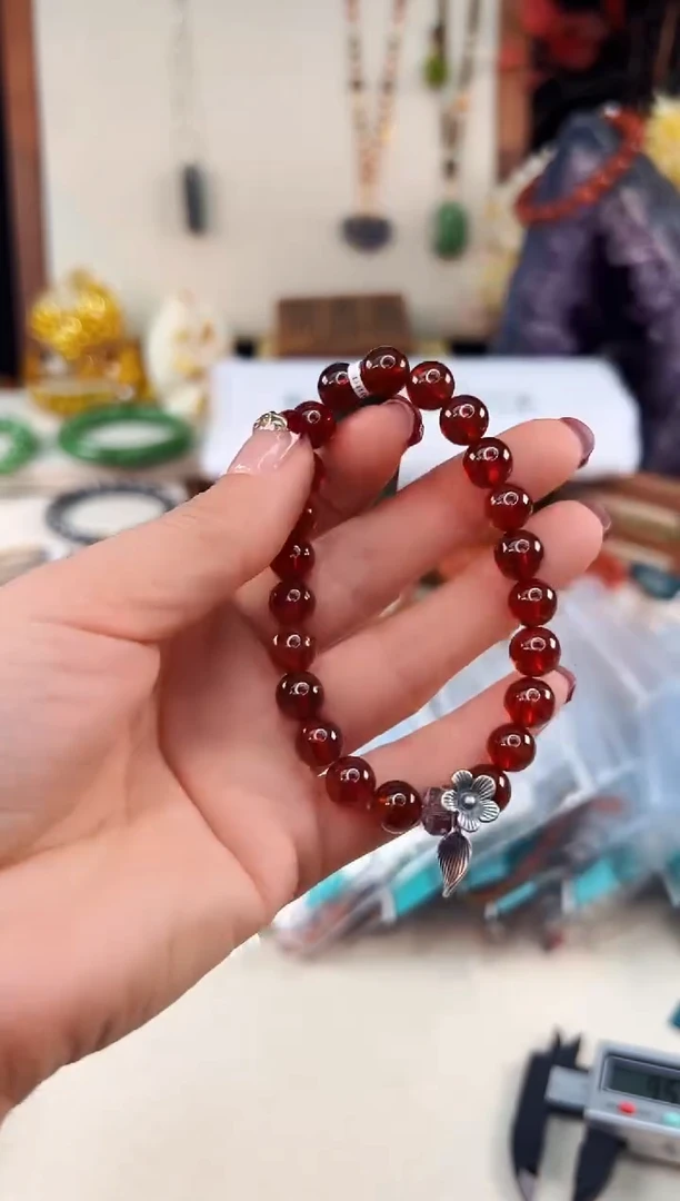 未镶嵌手链石榴石@@I0120E020539