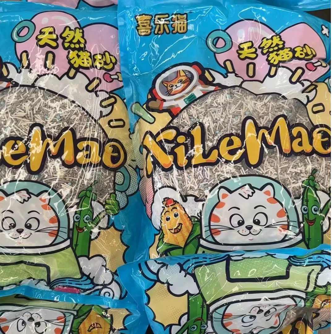 喜乐猫混合猫砂6L装添加除臭因子易结团