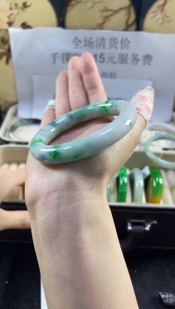 翡翠手镯未镶嵌拍下所见即所得00000015