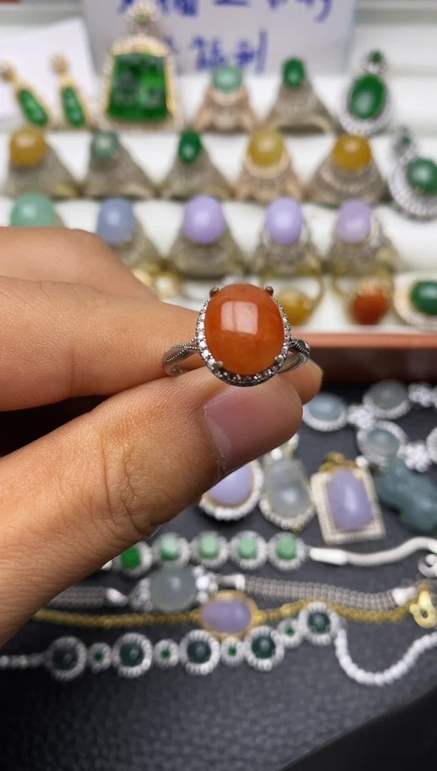 未镶嵌戒指翡翠0035