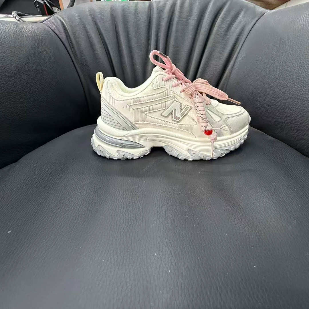 NEW BOLUNE/新百伦女士透气时尚休闲鞋老爹鞋休闲中跟运动鞋增高