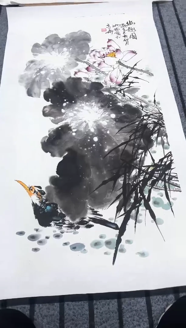 精品国画花鸟作品