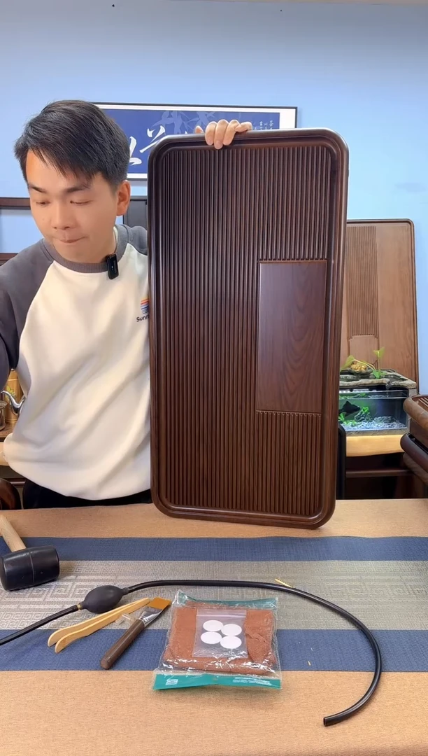 【闪购商品】凌龙黄色款式茶盘