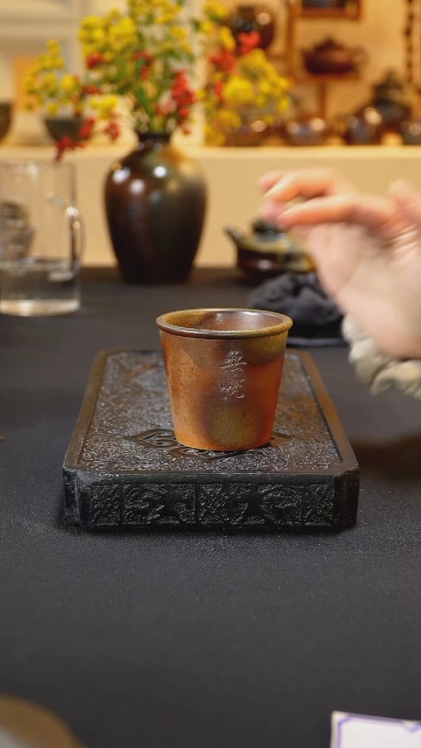 茶壶紫砂纯自然柴烧