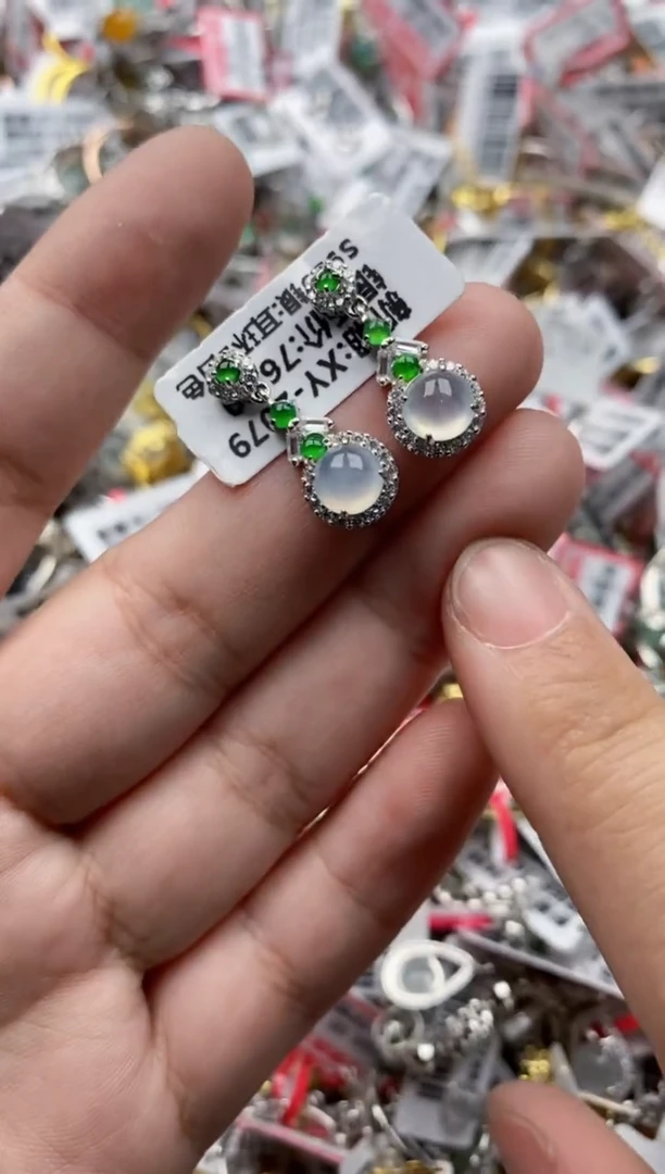 【闪购商品】翡翠戒指银S925镶嵌88888---2