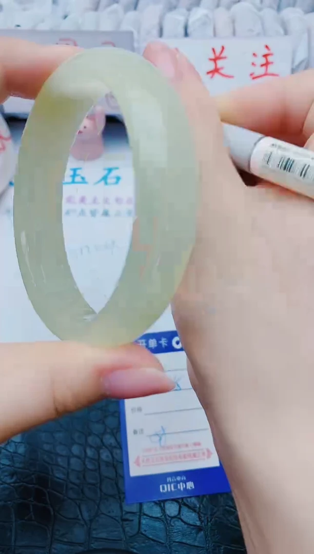 未镶嵌手镯石英质玉z232+64-65