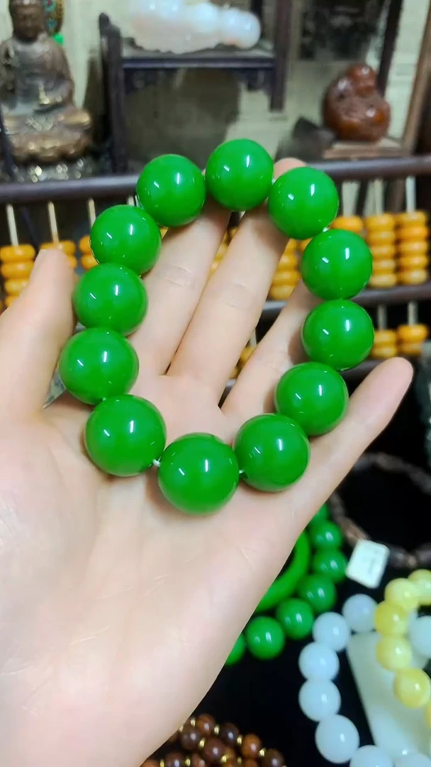 【闪购商品】和田玉（碧玉）手串未镶嵌主播推荐主播推荐