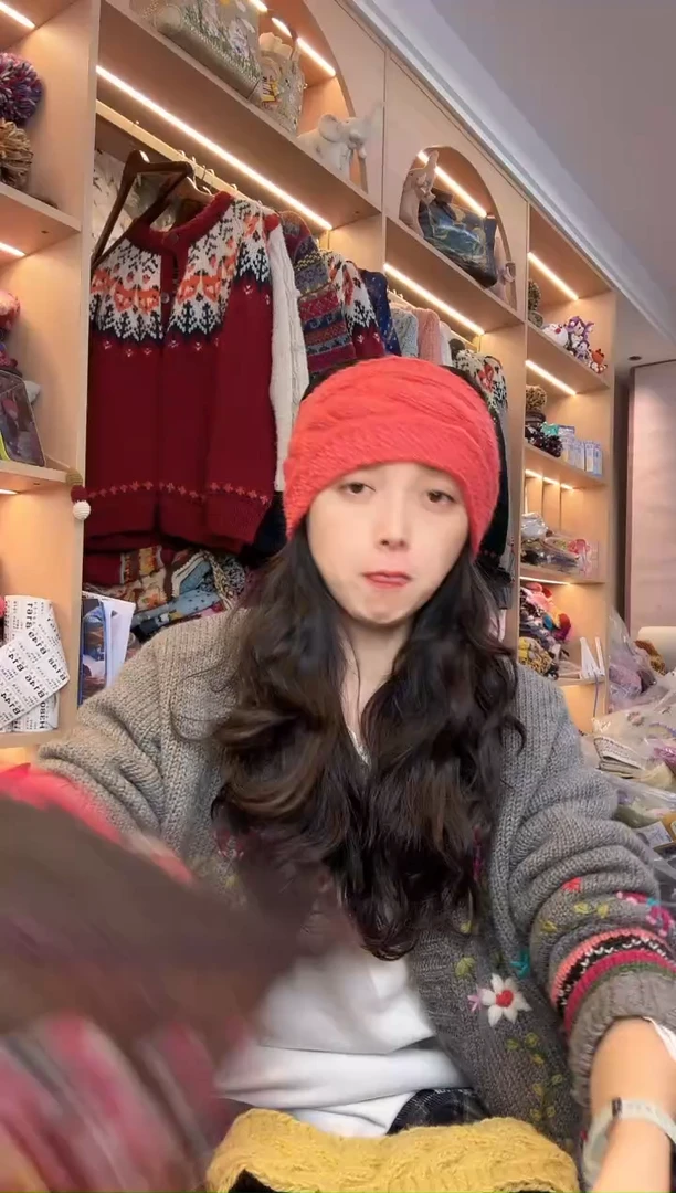 羊毛桃粉色发带