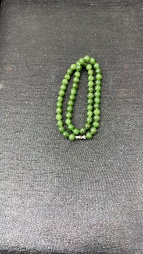 颈饰未镶嵌和田玉项链-120822