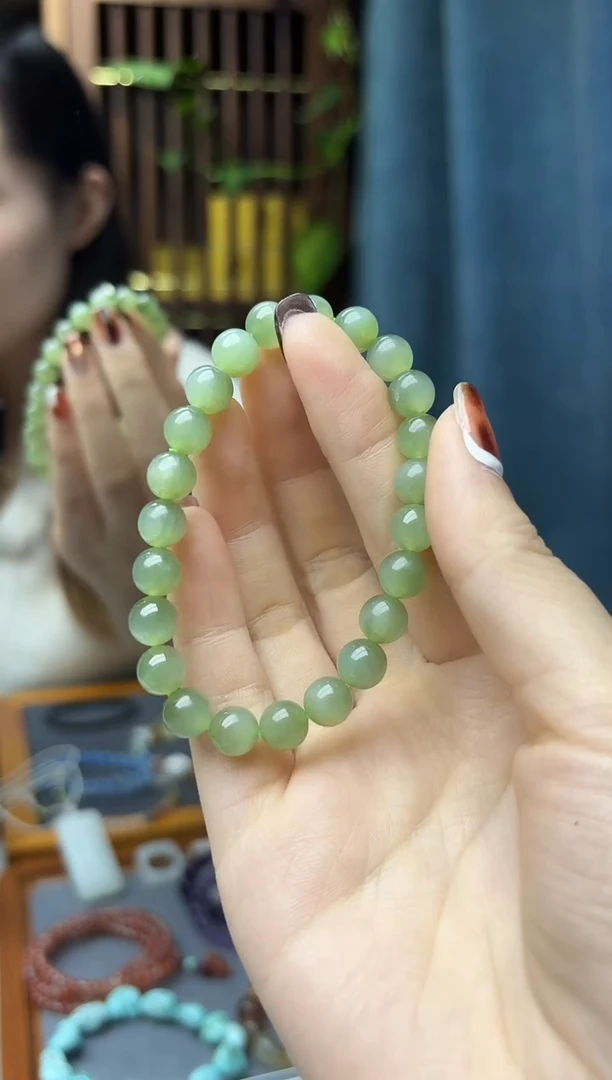 未镶嵌和田玉挂件和田玉手串8mmZD