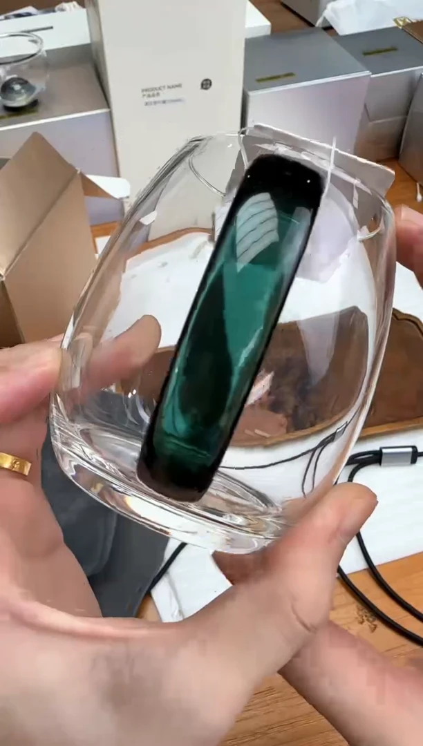 禾金标澄然茶海墨绿色