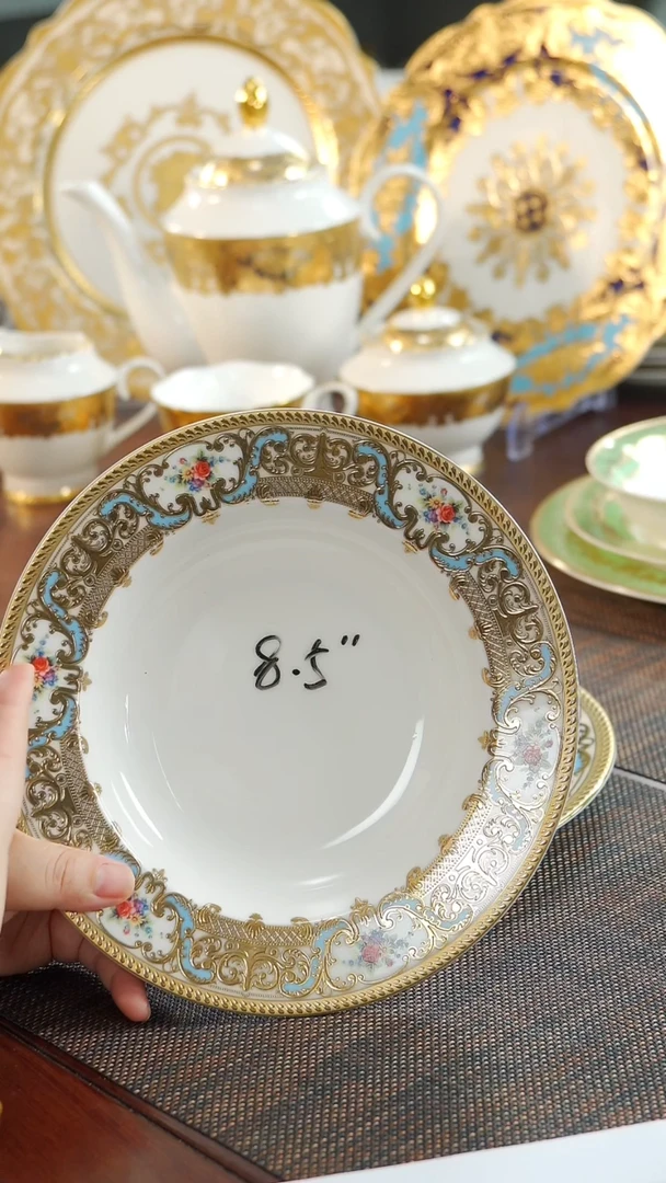 瓷片8.5英寸草帽盘  福利价