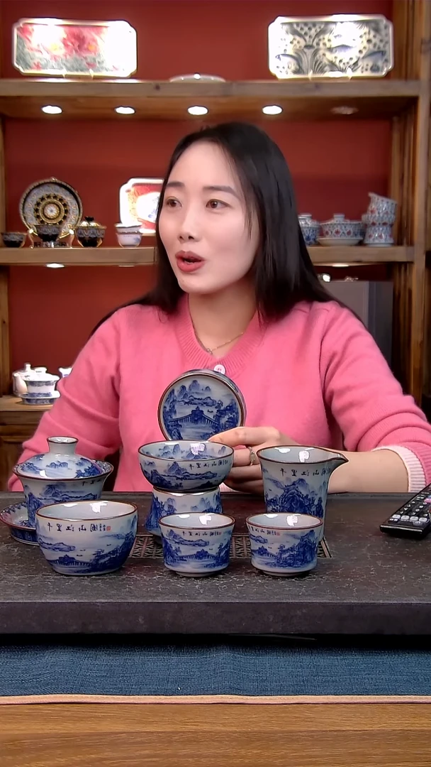 简装家用款7件套 老陶泥开片纹陶瓷茶具