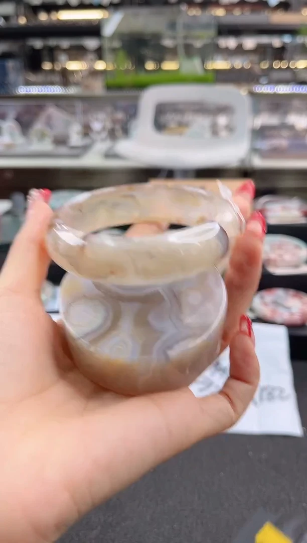 未镶嵌手镯石英质玉63圈口（赠品镯心）1885138