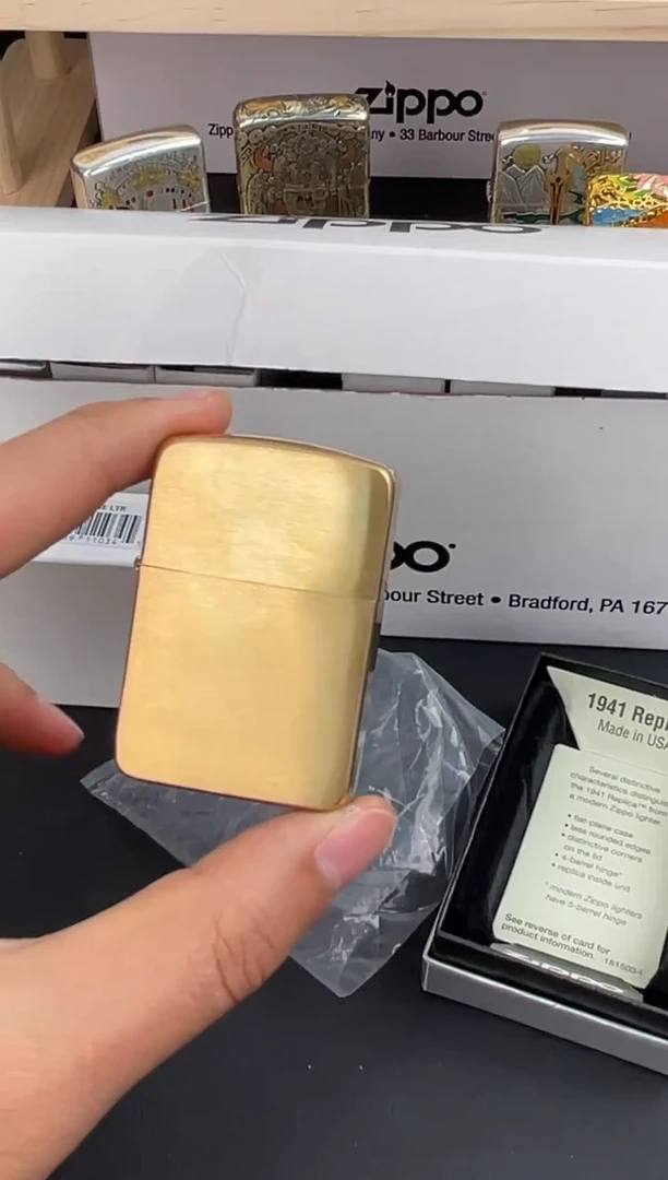铜ZIPPO之宝黄铜1941B光板