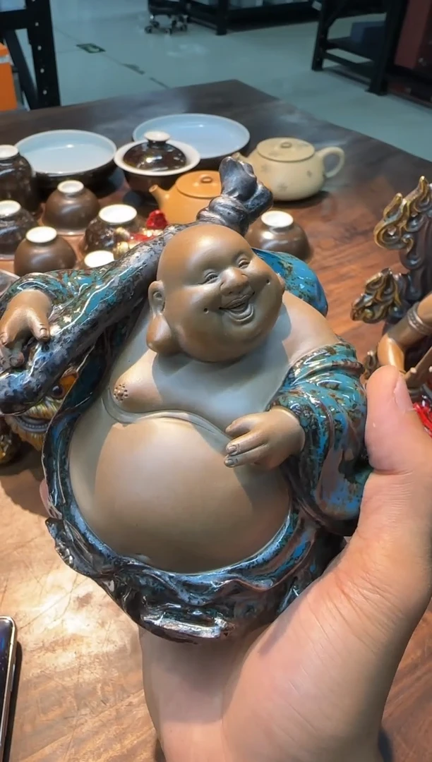 何**幸王顺 六小弥勒（蓝色挑肩）