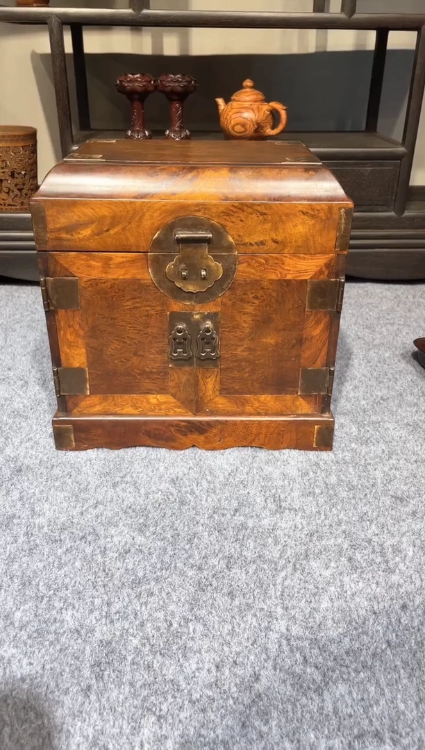 木典藏老郑木器百宝箱