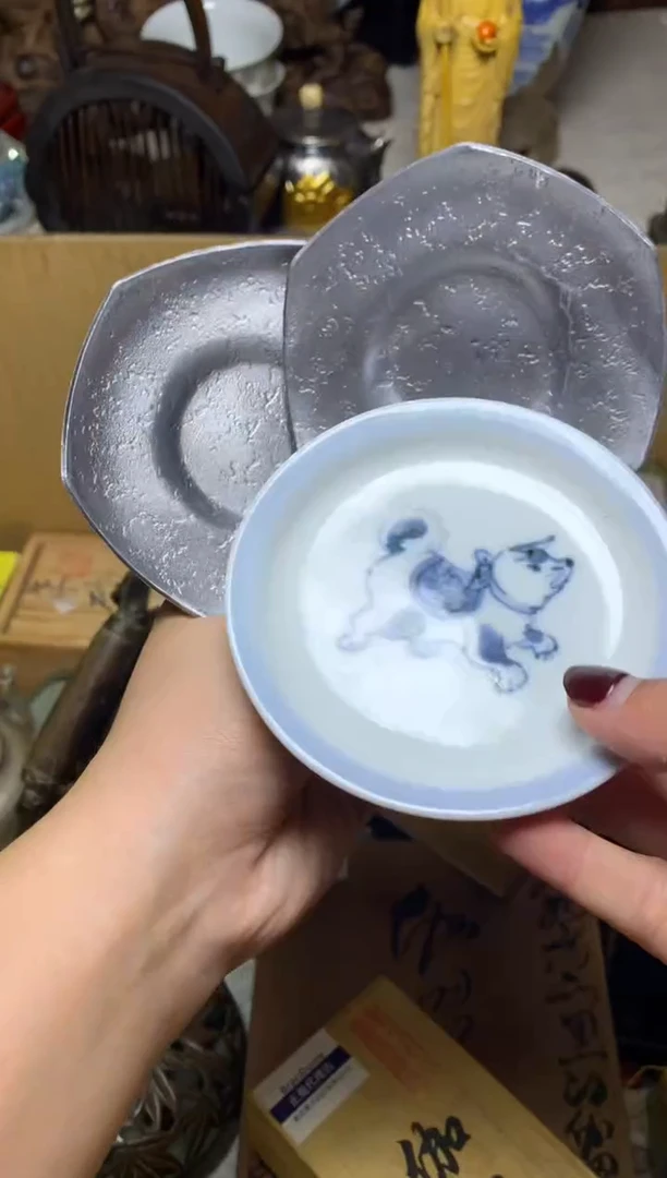 紫砂盖碗瓷器默认微瑕瓷器