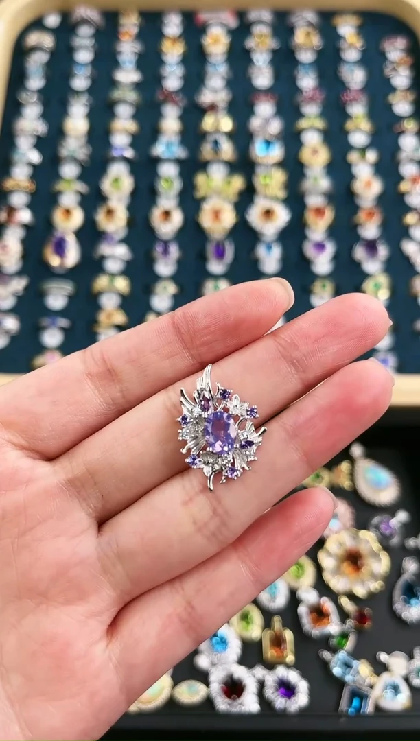 颈饰银S925镶嵌水晶g63