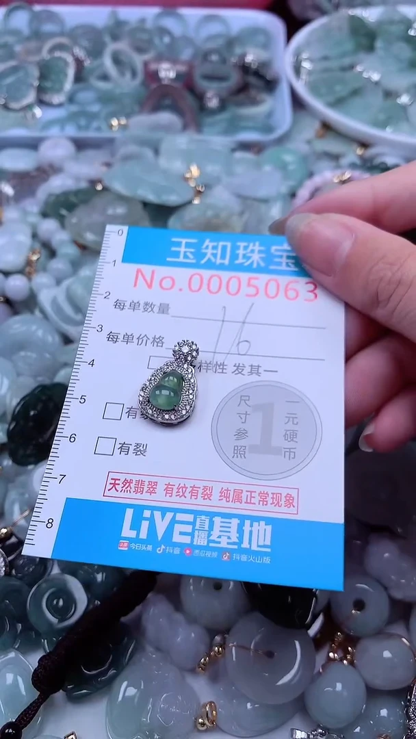 翡翠未镶嵌吊坠(不含链)5061