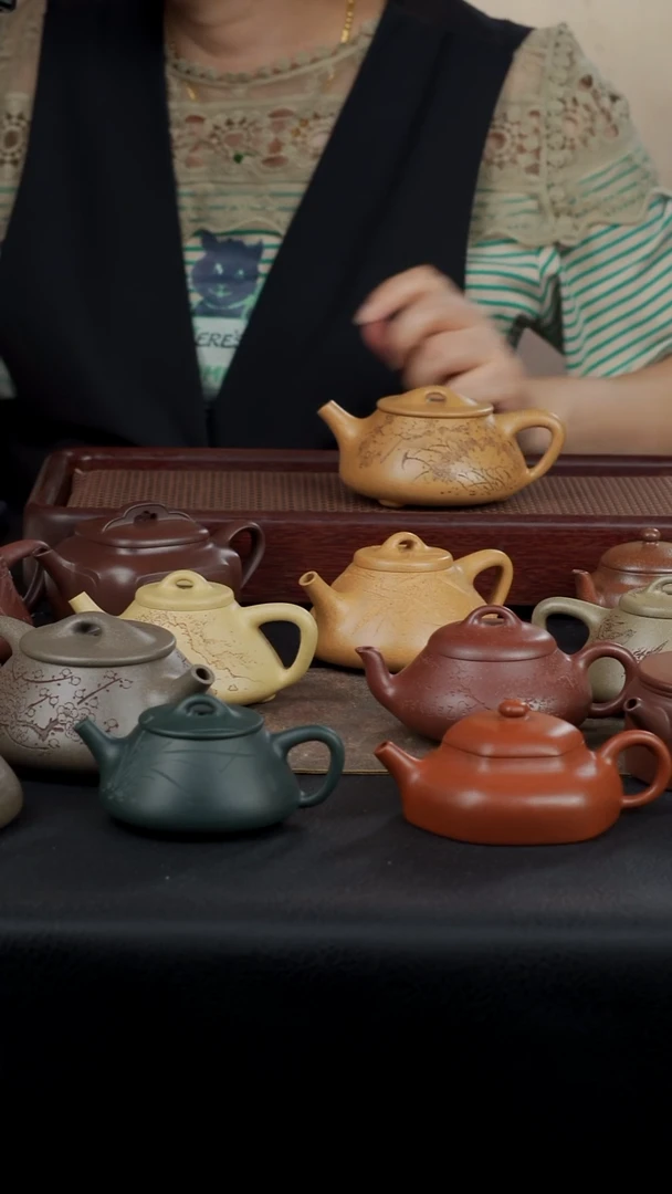 茶壶紫砂莫***特景舟石瓢黄金段泥