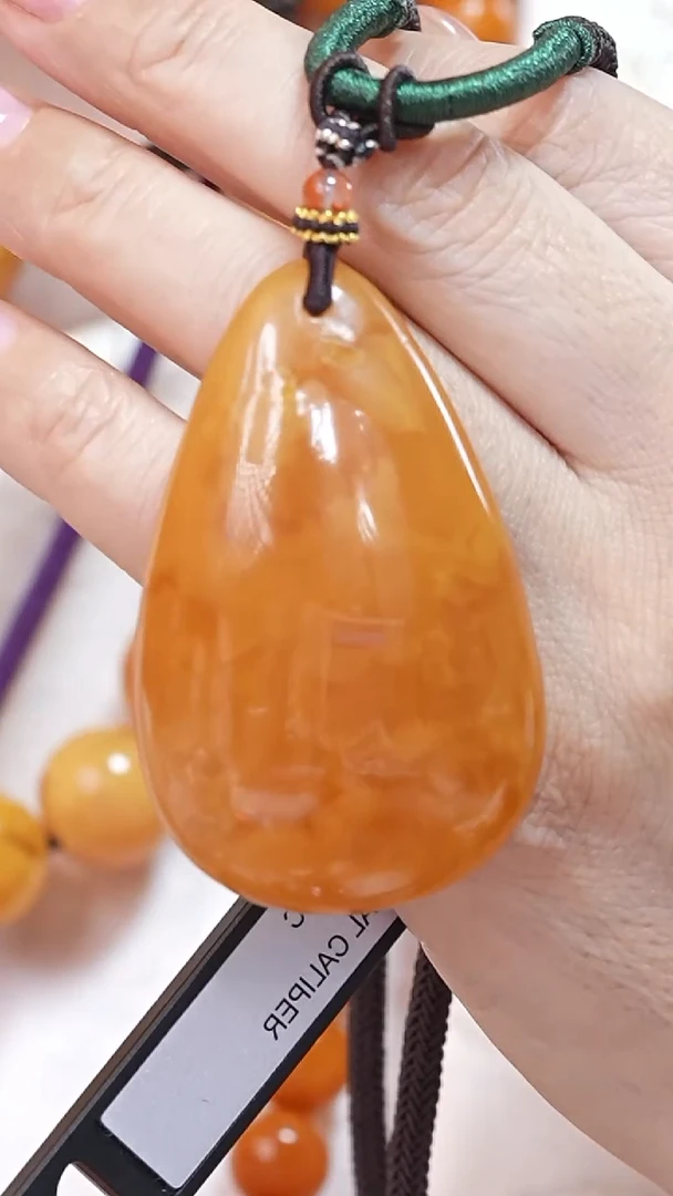 蜜蜡颈饰未镶嵌2637天然蜜蜡珠宝奇石云端妖孽全部保真