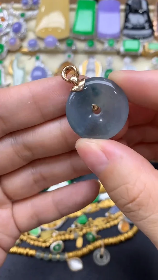 【闪购商品】翡翠颈饰18K金镶嵌178中国好珍宝