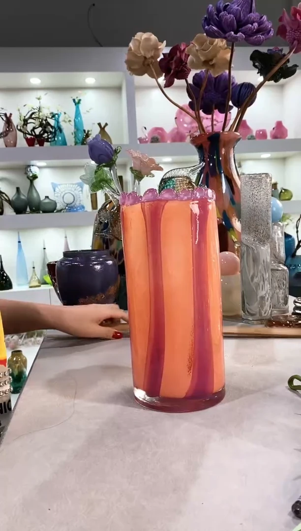 慕忆家手作琉璃花瓶