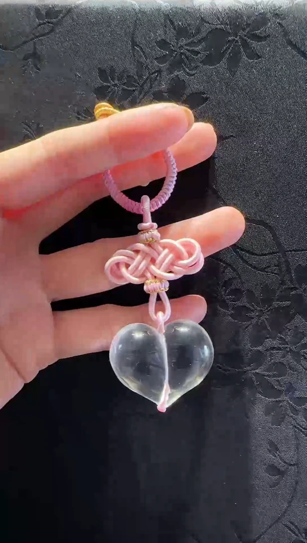 未镶嵌手绳水晶爱心款