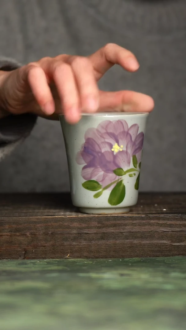 【闪购商品】杯青诗手工手绘瓷器