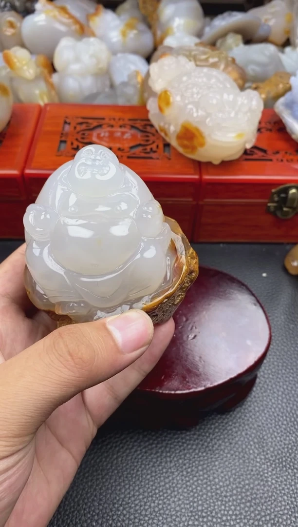 玛瑙/玉髓1未镶嵌手把