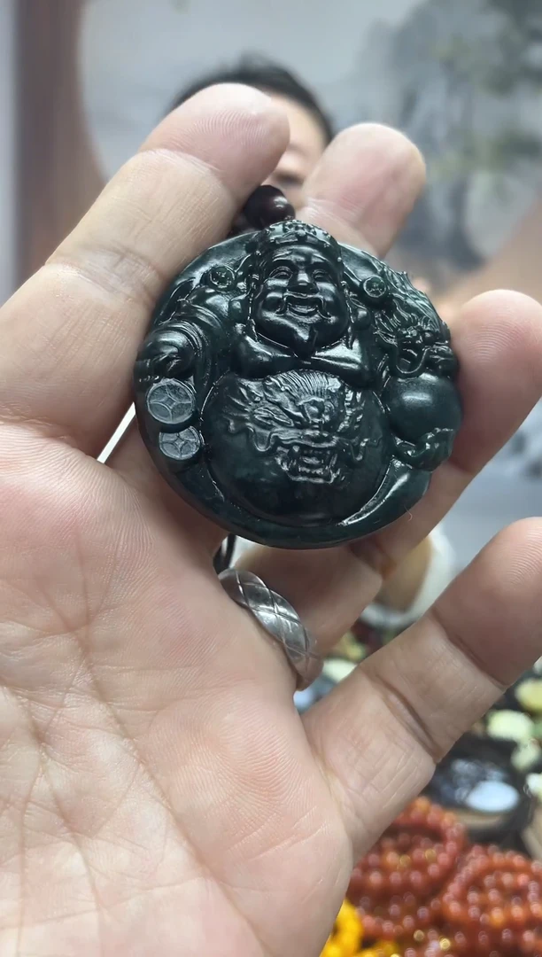 未镶嵌岫玉吊坠·