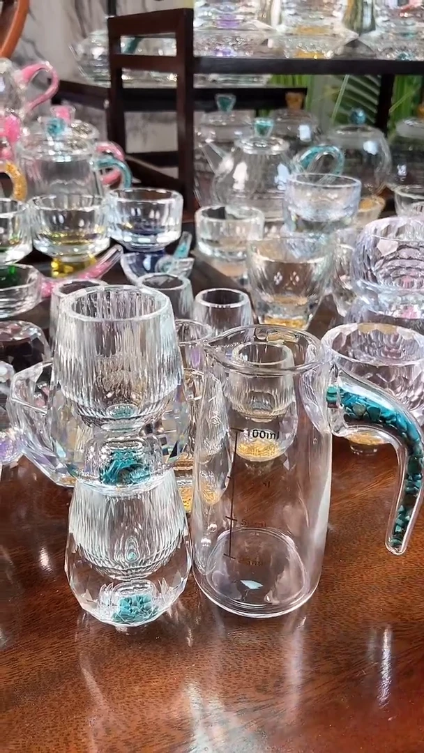 【闪购商品】玺宴新款一壶两水滴杯绿松石