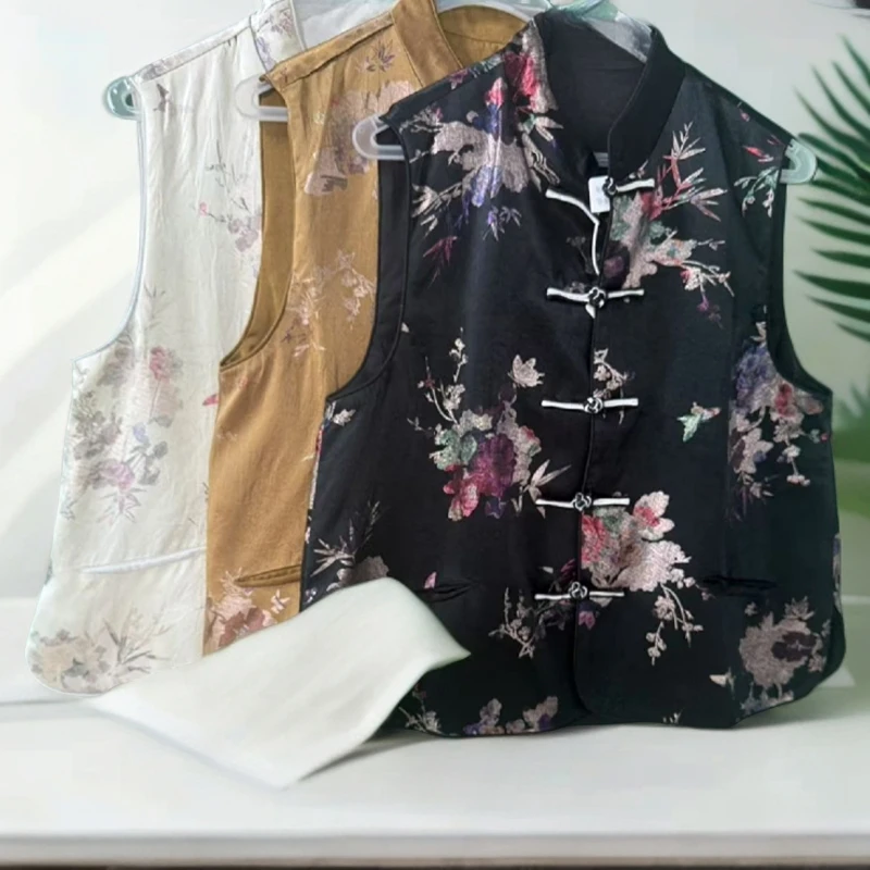 506女国风烫金马甲中国风