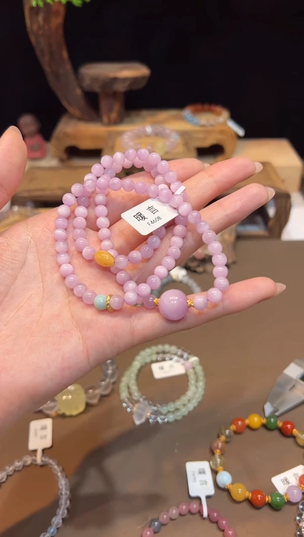 手饰锂辉石未镶嵌手饰@@F4608