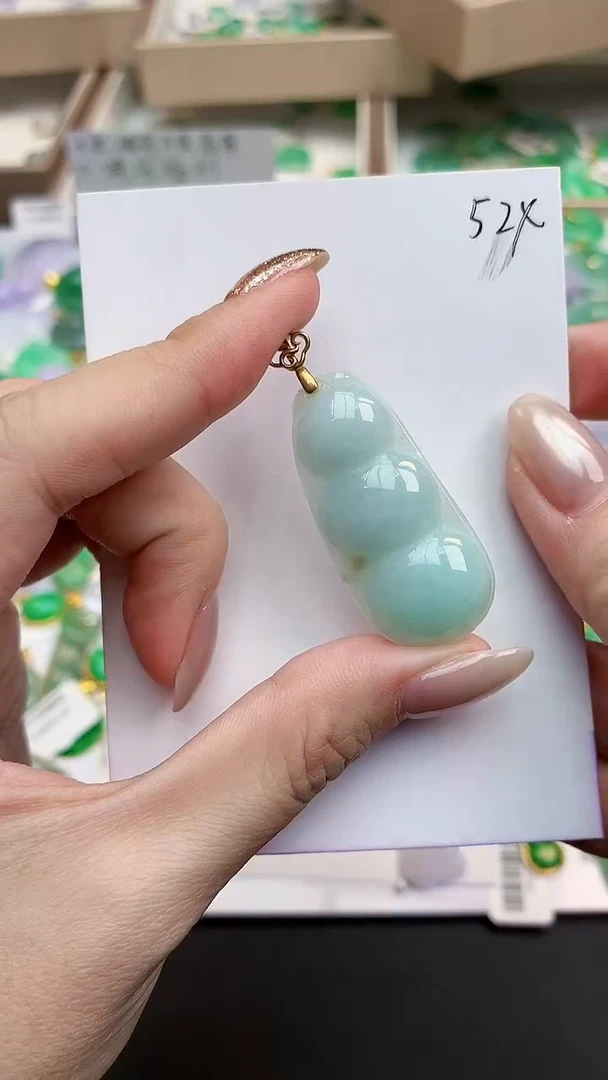 颈饰未镶嵌翡翠天然缅甸A货翡翠