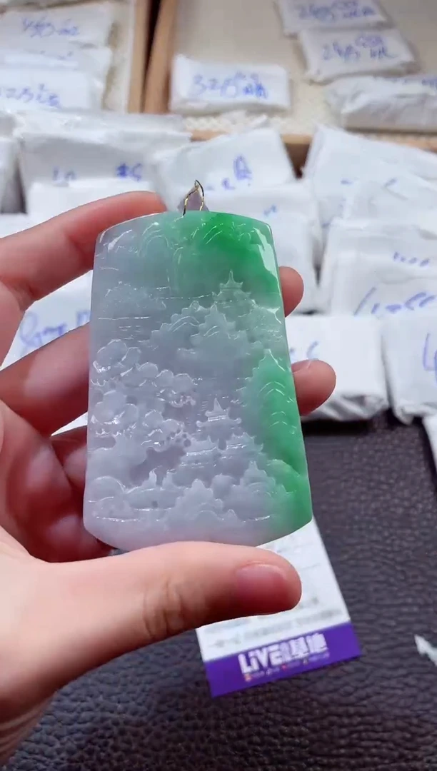 翡翠未镶嵌颈饰00003308