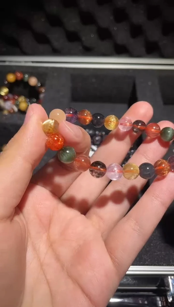 【闪购商品】水晶手链未镶嵌多宝单圈A8.5（多样性发其一）