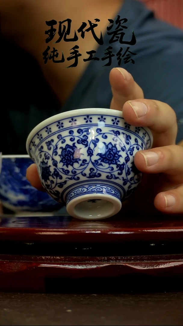 杯子纯手工手绘瓷瓷11
