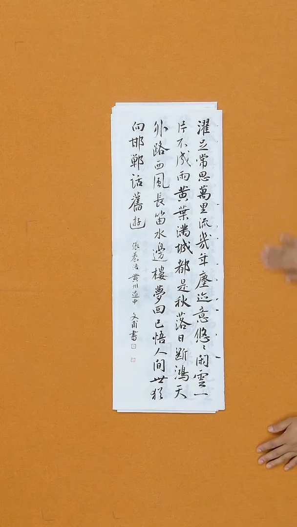 书法杨仁根  （文甫）江西理S  23*68cm