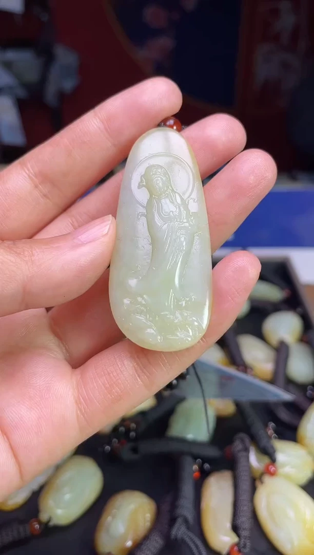 颈饰未镶嵌和田玉123