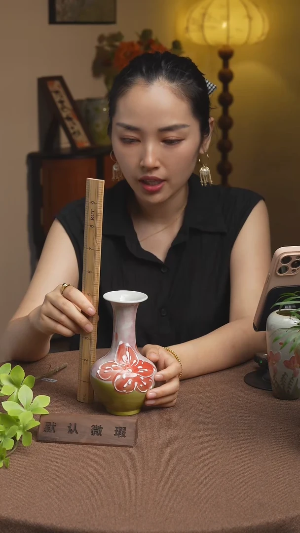 瓷片微瑕处理景德镇手工手绘陶瓷花瓶器不带花