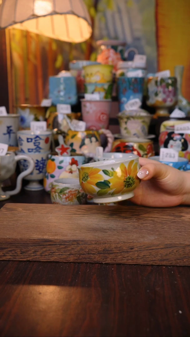 摆件泥垚手作 景德镇手工手绘器物