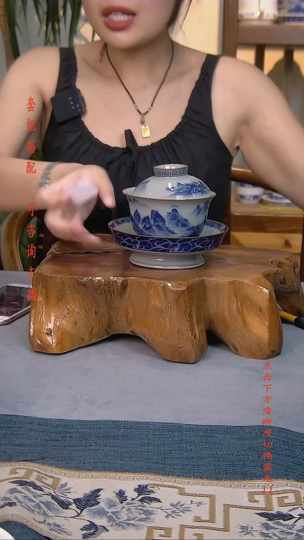 Z*悟简装家用款1件套 老陶泥开片纹陶瓷茶具