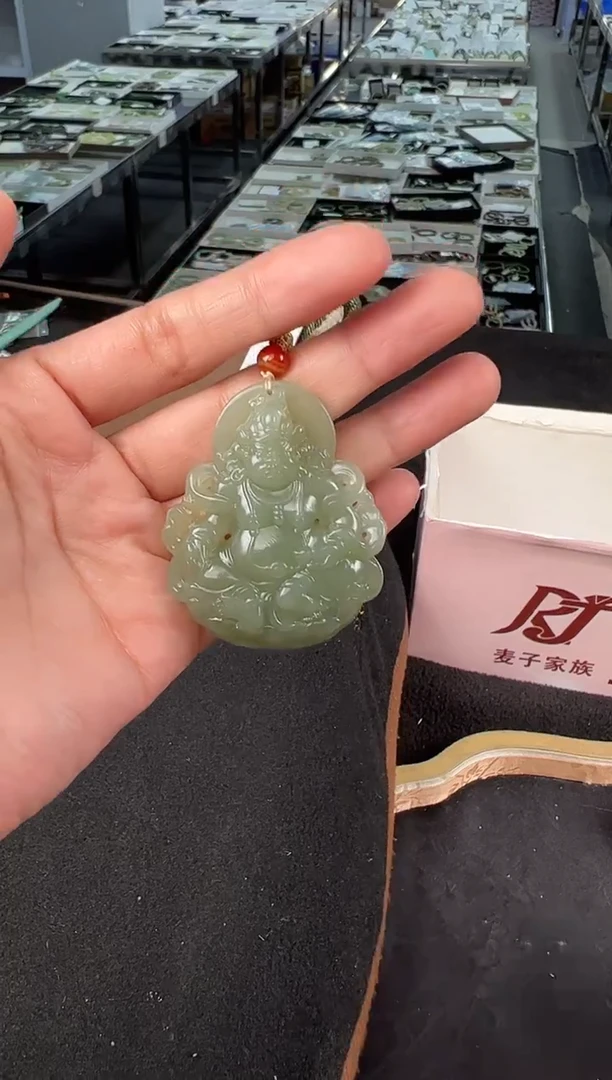 吊坠(不含链)未镶嵌和田玉多样性发1